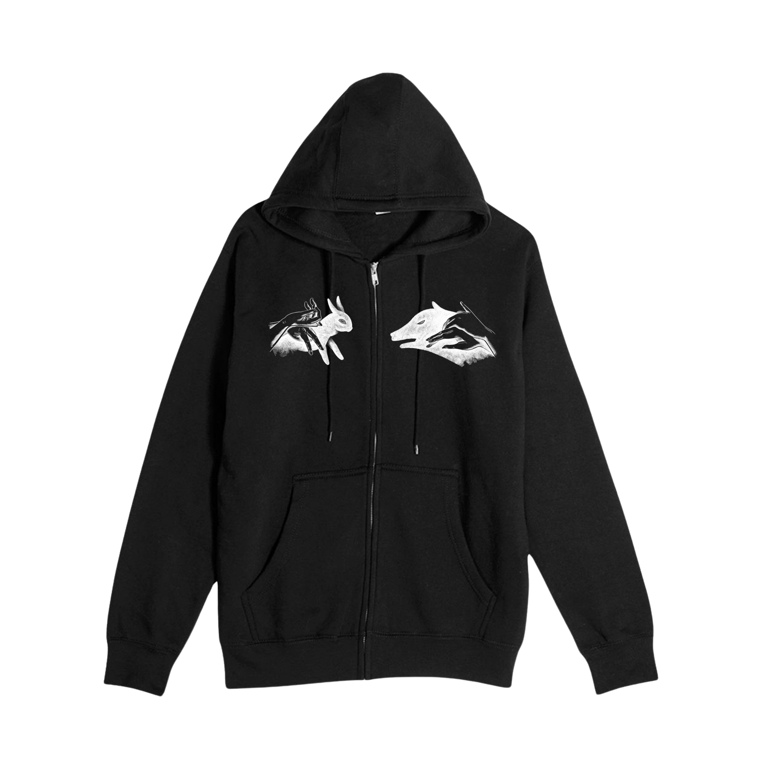 SHADOW PUPPETS ZIP UP HOODIE